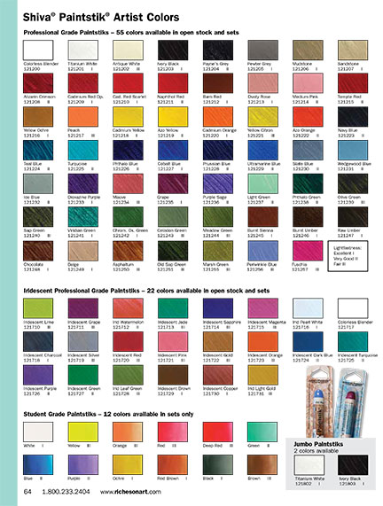 paintstik-color-chart-blog - Cedar Canyon Textiles