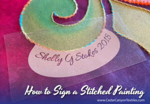 Sign a Stitched Painting cover image